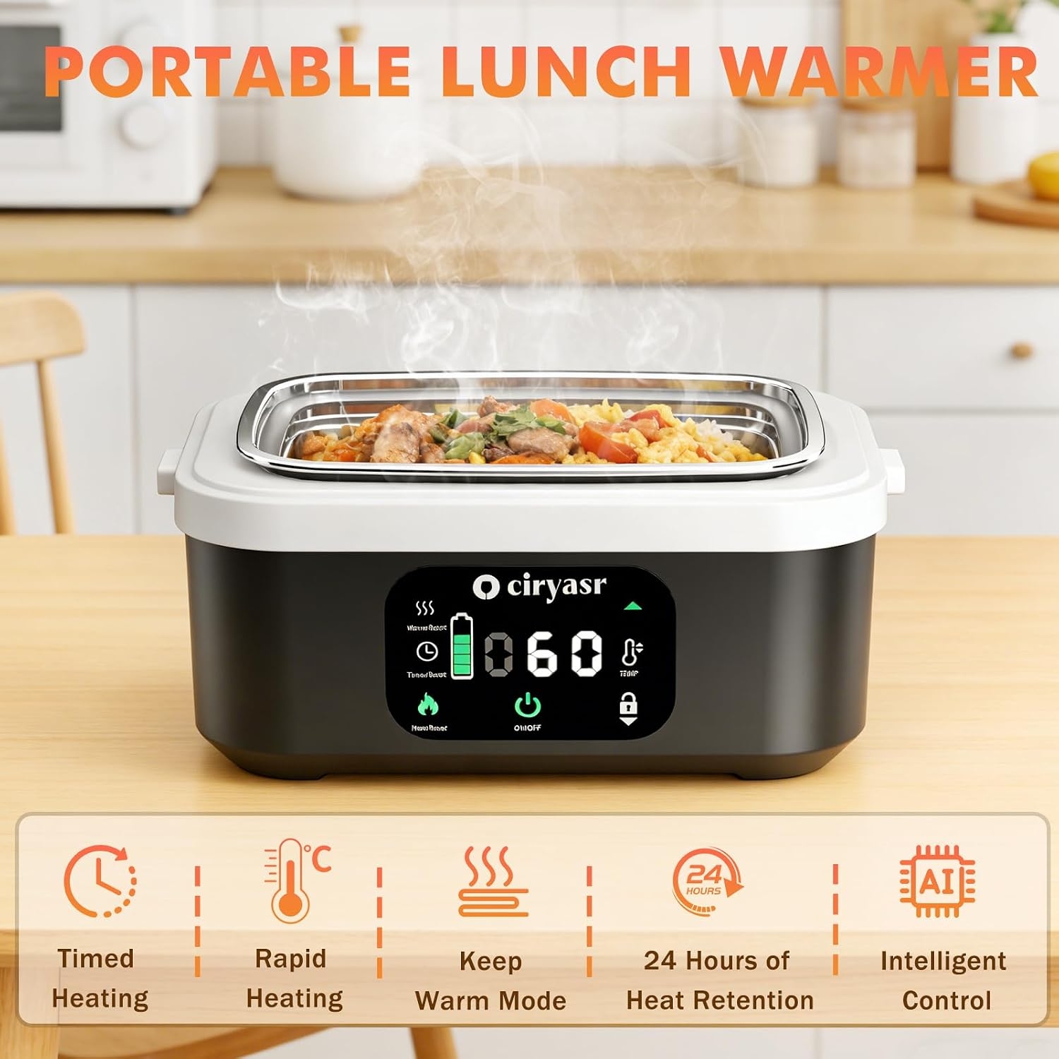 Güçlü Elektrikli Yemek Kutusu, - Food Storage Box Stainless Steel incelemesi ve fiyatı