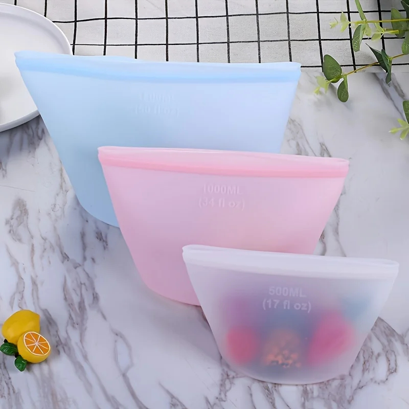 Yeniden Kullanılabilir Silikon - Food Storage Silicone Bags incelemesi ve fiyatı