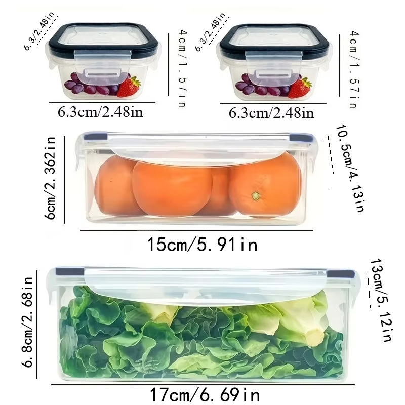 8 Parça Set, 4 Kap ve 4 Kapak  - Food Storage Organiser incelemesi ve fiyatı