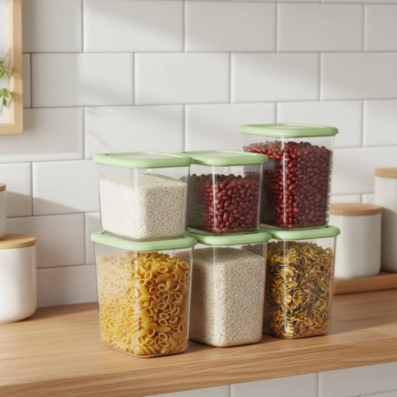 6 Parça Hava Geçirmez Gıda Sak - Food Storage Pantry incelemesi ve fiyatı