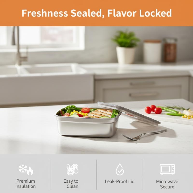 Paslanmaz Çelik Kamp Öğle Yeme - Food Storage Box Stainless Steel incelemesi ve fiyatı