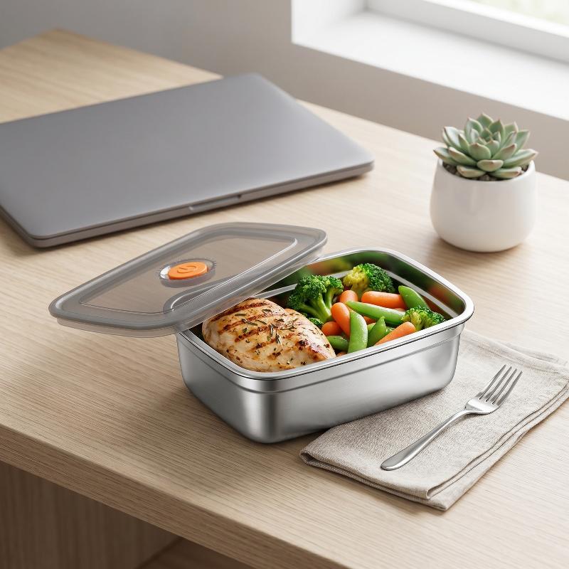 Paslanmaz Çelik Kamp Öğle Yeme - Food Storage Box Stainless Steel incelemesi ve fiyatı