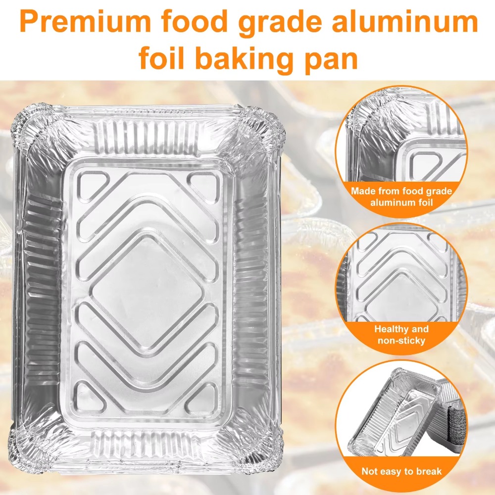 10 adet tek kullanımlık alümin - Food Storage Aluminum Containers incelemesi ve fiyatı