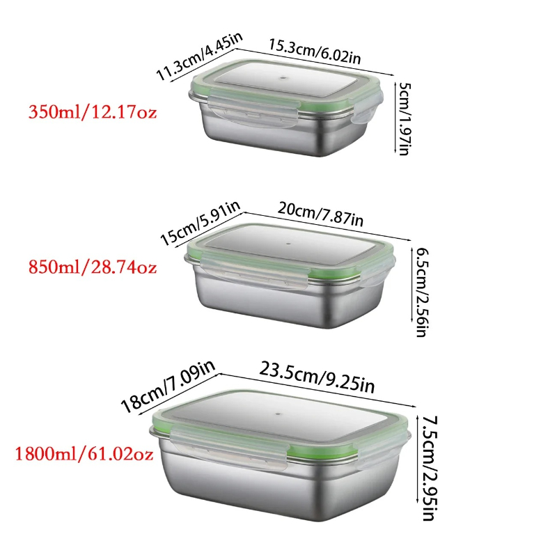 304 Paslanmaz Çelik Öğle Yemeğ - Food Storage Eco Friendly incelemesi ve fiyatı