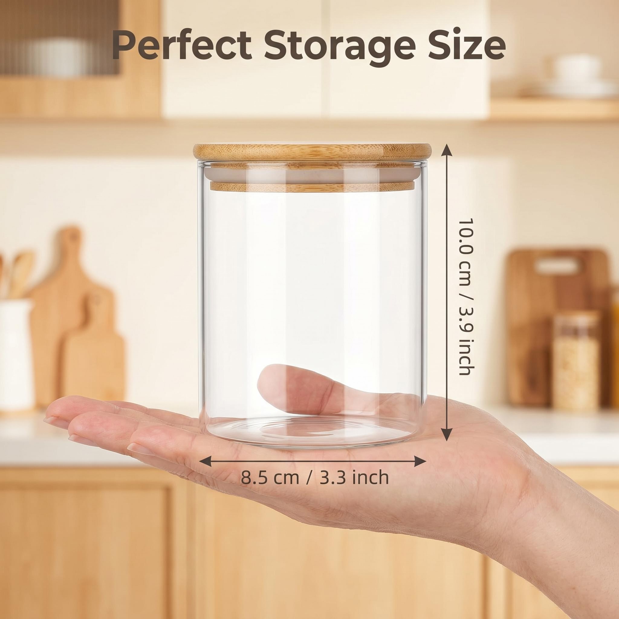 9 Parça Şeffaf Cam Saklama Kab - Food Storage Pantry incelemesi ve fiyatı