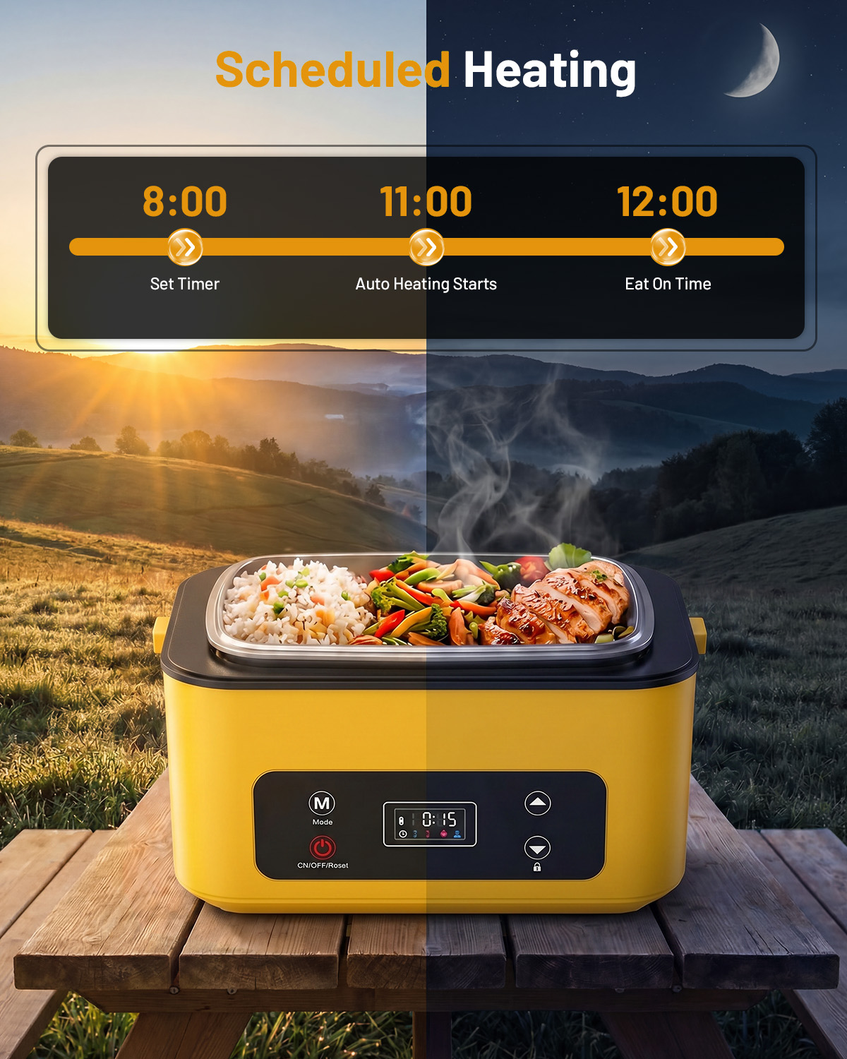 TaskStar Taşınabilir Isıtmalı  - Food Storage Box Stainless Steel incelemesi ve fiyatı
