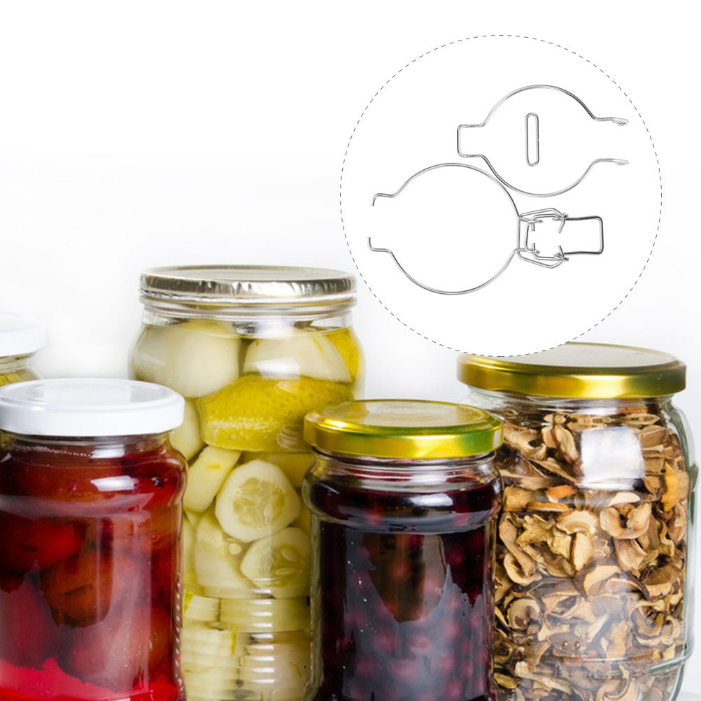 12 adet cam kavanoz tel kelepç - Food Storage Box Stainless Steel incelemesi ve fiyatı
