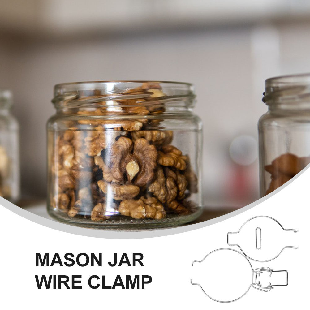 12 adet cam kavanoz tel kelepç - Food Storage Box Stainless Steel incelemesi ve fiyatı