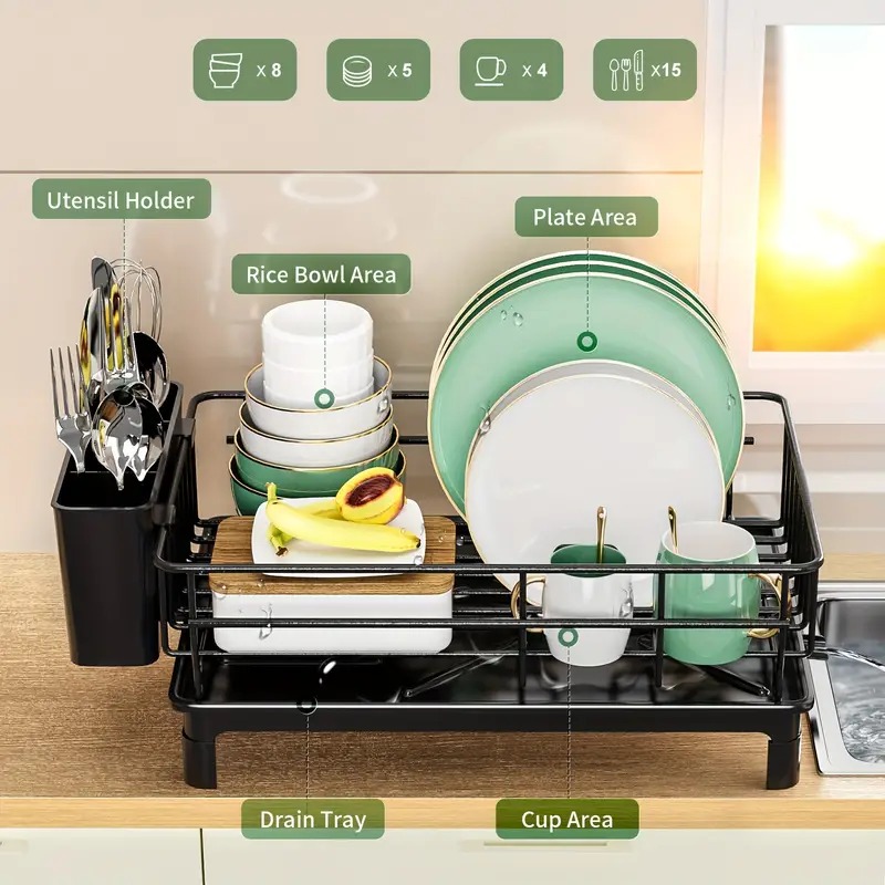 Paslanmaz Bulaşık Kurutma Rafı - Food Storage Organiser incelemesi ve fiyatı