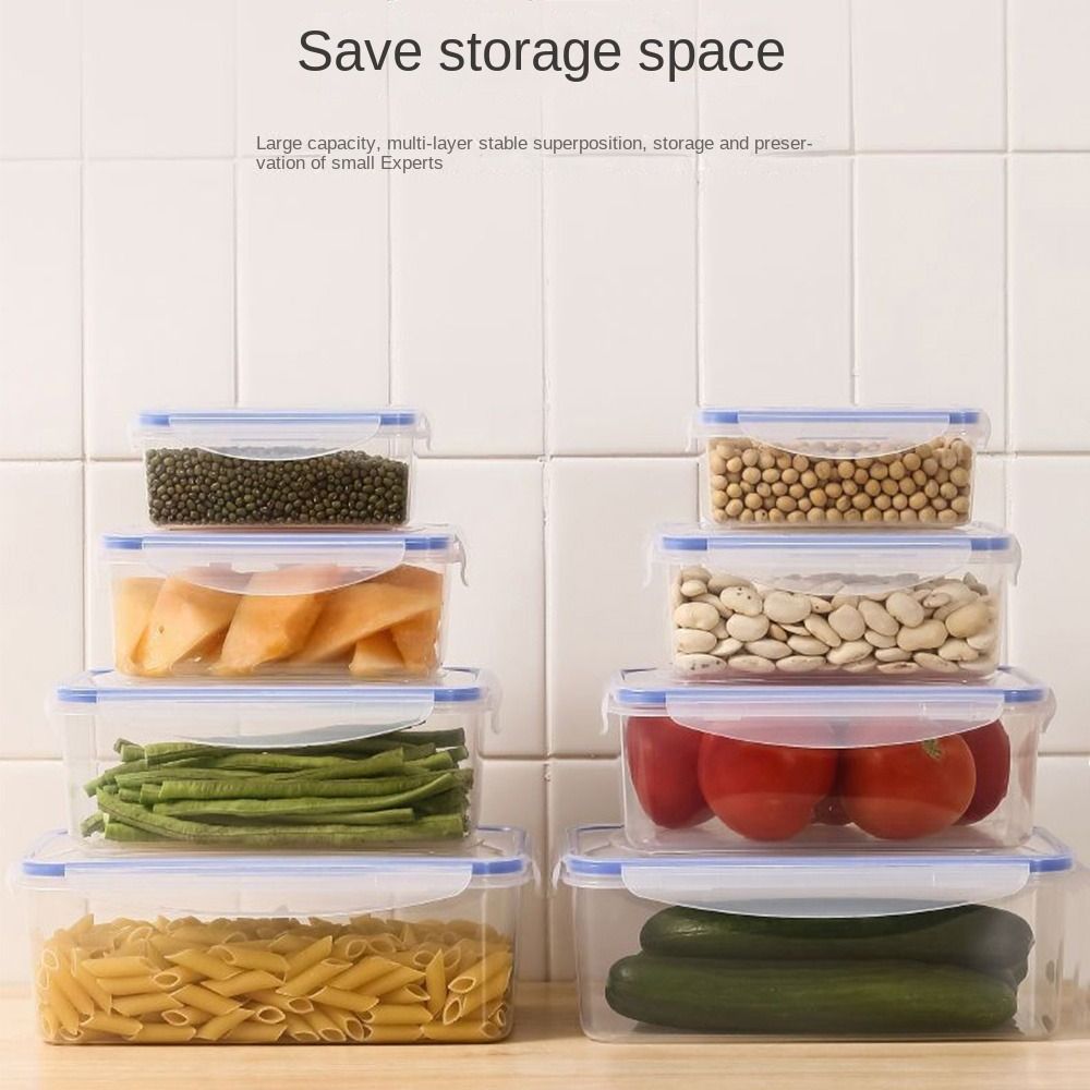 1/4 adet güvenli plastik buzdo - Food Storage Stackable Containers incelemesi ve fiyatı