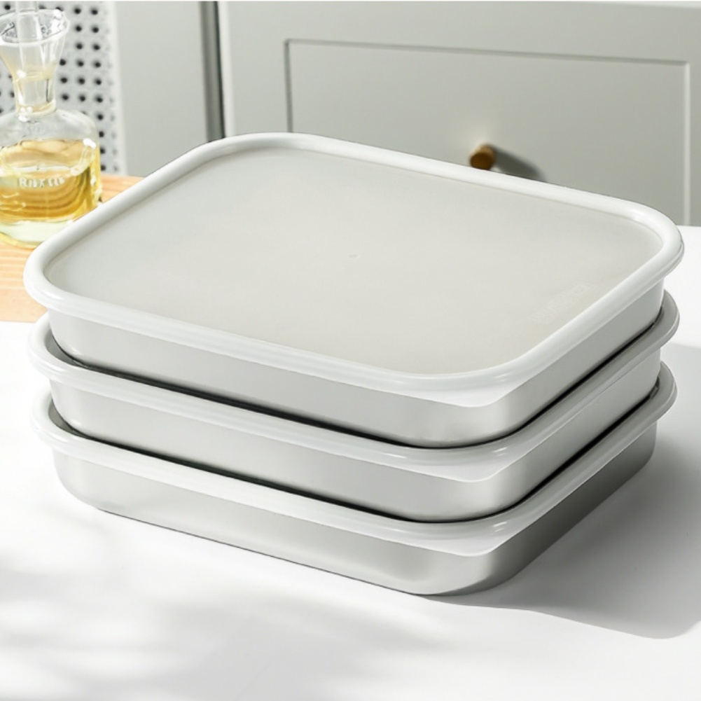 316 Silikon Kapaklı Paslanmaz  - Food Storage Square Containers incelemesi ve fiyatı