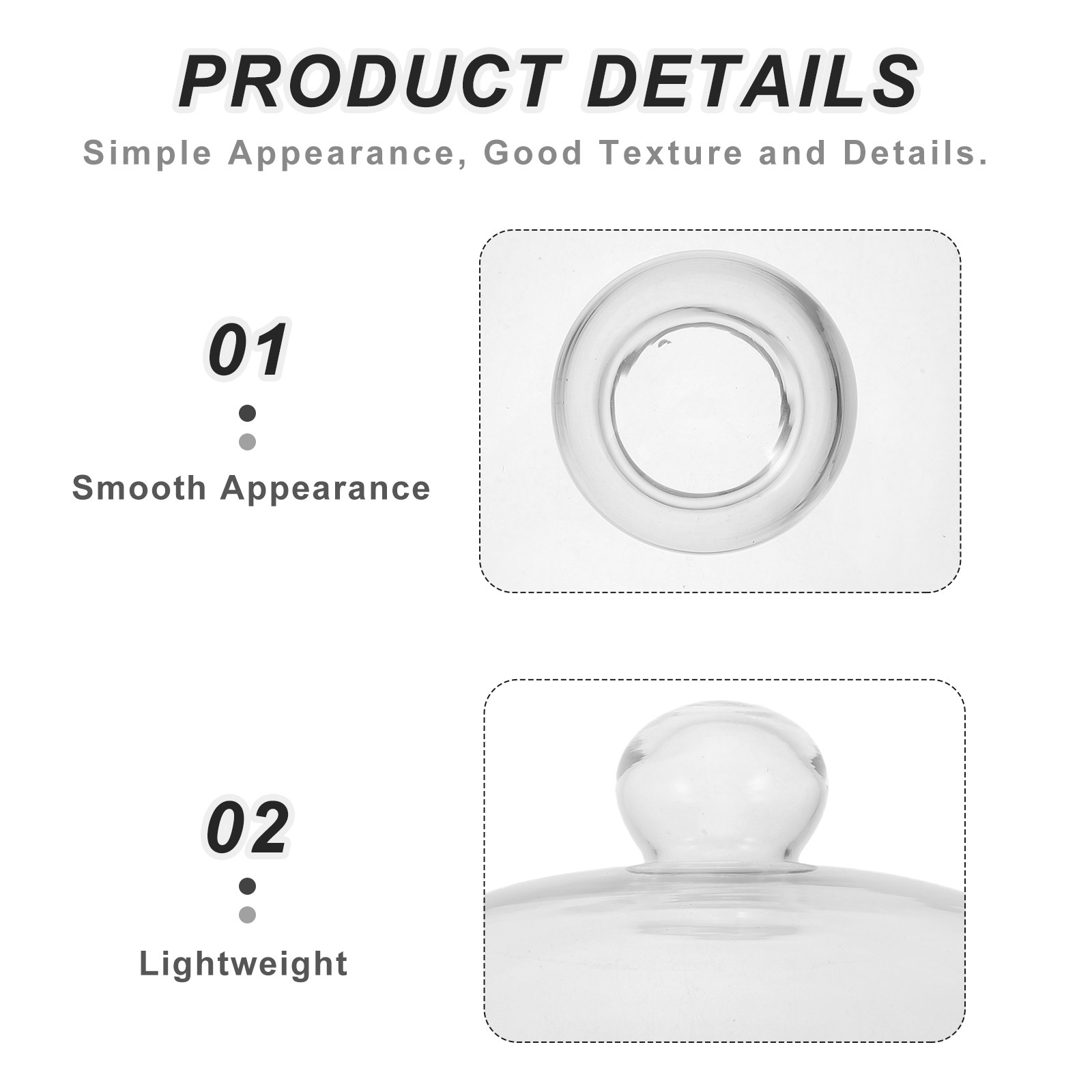 1 Adet Yuvarlak Saplı Toz Geçi - Food Storage Glass Round incelemesi ve fiyatı