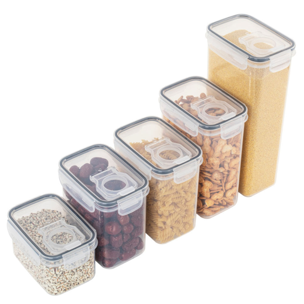 Mühürlü Plastik Gıda Saklama K - Food Storage Jars With Lids incelemesi ve fiyatı