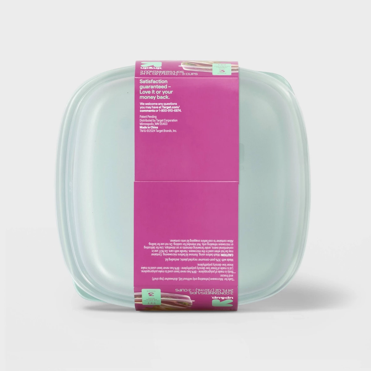 2026 Yeni 3'lü Paket 24oz Kare - Food Storage Square Containers incelemesi ve fiyatı